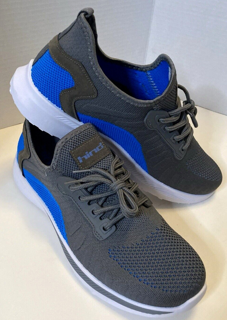 Hind HM-Accelerate Shoes Men's Size 12 Charcoal Sneakers Athletic New With Box